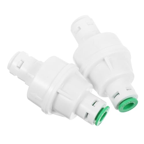 Garneck 2 Stück Teiliges Druckminderventil für Wasserfilter Schnellanschluss Kompakter Wasserregler mit Präziser Druckeinstellung Hitzebeständig Schützt Haushaltsgeräte vor Wasserschlägen von Garneck