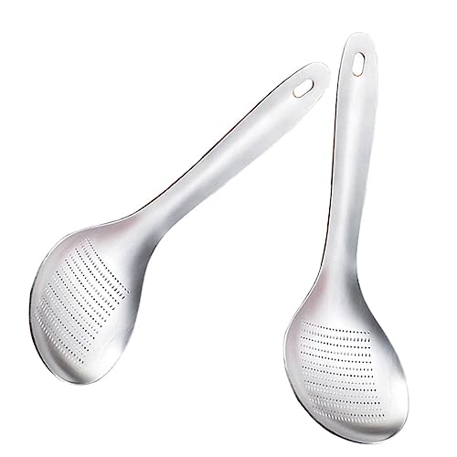 Garneck 2 Stück Teiliges Edelstahl Küchenwerkzeug Löffelförmiger Gemüsereibe Mashing Spoon für Knoblauch und Ingwer Zerkleinerer Praktisch und Einfach in Reinigung und Anwendung Garneck 2 Stück Teiliges Edelstahl Küchenwerkzeug Löffelförmiger Gemüsereibe Mashing Spoon für Knoblauch und Ingwer Zerkleinerer Praktisch und Einfach in Reinigung und Anwendung von Garneck