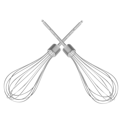 Garneck 2 Stück Teiliges Edelstahl Schneebesen Ersatzset für Handmixer Langlebige und Leichte Reinigung zum Schlagen von Eiern Sahne und Teig Vielseitiges Backzubehör für Wiederverwendbar Garneck 2 Stück Teiliges Edelstahl Schneebesen Ersatzset für Handmixer Langlebige und Leichte Reinigung zum Schlagen von Eiern Sahne und Teig Vielseitiges Backzubehör für Wiederverwendbar von Garneck