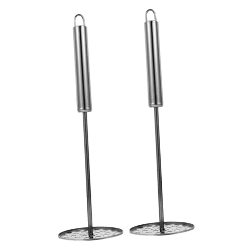 Garneck 2 Stück Teiliges Kartoffelstampfer aus Handlicher Kartoffelpresser für Püree Sicheres Lebensmittelechtes Material für Gemüse und Obst Ergonomischer Griff Einfach zu Verstauen Garneck 2 Stück Teiliges Kartoffelstampfer aus Handlicher Kartoffelpresser für Püree Sicheres Lebensmittelechtes Material für Gemüse und Obst Ergonomischer Griff Einfach zu Verstauen von Garneck