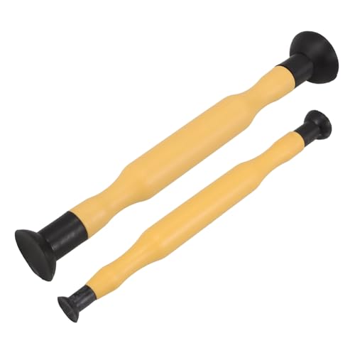 Garneck 2 Stück Teiliges Manuelles Ventilschleifwerkzeug aus Langlebigem Material Vielseitig für Motorrad Autoreparatur Kompakt und Leicht für Effizientes Schleifen von Motorventilen von Garneck