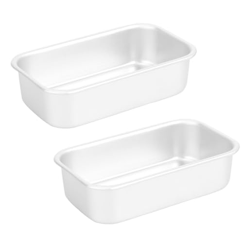 Garneck 2 Stück Teiliges Rechteckiges Toastbackform Geschmacksneutralem Material Antihaftbeschichtet Leicht zu Reinigen für Gleichmäßiges Backen von Brot und Kuchen zu Hause Garneck 2 Stück Teiliges Rechteckiges Toastbackform Geschmacksneutralem Material Antihaftbeschichtet Leicht zu Reinigen für Gleichmäßiges Backen von Brot und Kuchen zu Hause von Garneck