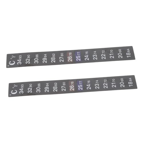 Garneck 2 Stück Teiliges Selbstklebendes Thermometer streifen Digitales Farbwechsel temperaturmessgerät Präzise Temperaturanzeige für Brauen und Fermentation Sicher und Einfach Anzuwenden Garneck 2 Stück Teiliges Selbstklebendes Thermometer streifen Digitales Farbwechsel temperaturmessgerät Präzise Temperaturanzeige für Brauen und Fermentation Sicher und Einfach Anzuwenden von Garneck