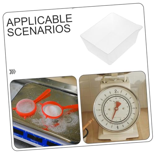 Garneck 2 Stück Teiliges Transparentes Wiegeschalen Präzisen Skalen Wiederverwendbare Waagschalen für Küchen Geeignet zum Genauen Abwiegen von Lebensmitteln und Zutaten Garneck 2 Stück Teiliges Transparentes Wiegeschalen Präzisen Skalen Wiederverwendbare Waagschalen für Küchen Geeignet zum Genauen Abwiegen von Lebensmitteln und Zutaten von Garneck