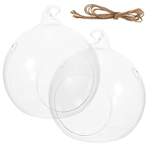Garneck 2 Stück Transparente Terrarienkugeln Hängende Luftpflanzenhalter Dekorative Glaskugel Vasen für Micro Landschaften und Zimmerpflanzen Vielseitig für und Büro Garneck 2 Stück Transparente Terrarienkugeln Hängende Luftpflanzenhalter Dekorative Glaskugel Vasen für Micro Landschaften und Zimmerpflanzen Vielseitig für und Büro von Garneck