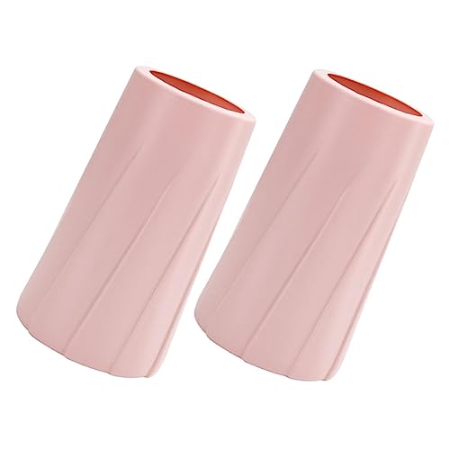 Garneck 2 Stück Vase Aus Kunststoff Zylindervase Hochzeitsdeko Kunststoffbehälter Kleine Moderne Vase Minimalistische Vase Hohe Blumenvasen Vase Vase Verzierung von Garneck