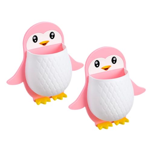 Garneck 2 Stück Wandaufbewahrung Pinguinform Kunststoff Aufbewahrungsboxen Platzsparend Wandhalterung Für Schlafzimmer Bad Küche Büro Multifunktional Ohne Bohren Garneck 2 Stück Wandaufbewahrung Pinguinform Kunststoff Aufbewahrungsboxen Platzsparend Wandhalterung Für Schlafzimmer Bad Küche Büro Multifunktional Ohne Bohren von Garneck