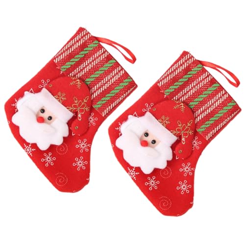 Garneck 2 Stück Weihnachtsstrümpfe aus Stoff Dekorative Weihnachtsgeschenkstrümpfe Ausreichend für Süßigkeiten und Kleine Geschenke Einfache Handhabung als Party und Geschenkbeutel Garneck 2 Stück Weihnachtsstrümpfe aus Stoff Dekorative Weihnachtsgeschenkstrümpfe Ausreichend für Süßigkeiten und Kleine Geschenke Einfache Handhabung als Party und Geschenkbeutel von Garneck