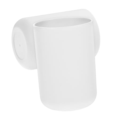 Garneck 2 Stück Zahnputzbecher aus Lebensmittelechtem PP Bpa frei Robust und Leicht Vielseitig Einsetzbar als Mundspülbecher oder Trinkbecher für Bad und Tisch Weiß Langlebig und Sicher von Garneck