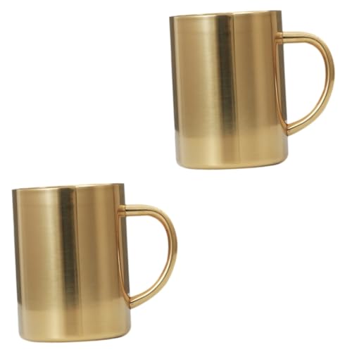 Garneck 2 Stücke 304 304 Edelstahl Reisebecher Isolierte Doppel Tasse Für Kaffee Tee Büro Hause Garneck 2 Stücke 304 304 Edelstahl Reisebecher Isolierte Doppel Tasse Für Kaffee Tee Büro Hause von Garneck