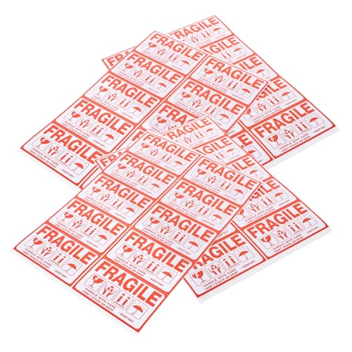 Garneck 20 Blatt Selbstklebende Rote Fragile Warnaufkleber für Versand und Verpackung Stabile Haftung Allen Oberflächen Geeignet für Zerbrechliche Pakete und Gefahrgut Einfach Anzubringen Garneck 20 Blatt Selbstklebende Rote Fragile Warnaufkleber für Versand und Verpackung Stabile Haftung Allen Oberflächen Geeignet für Zerbrechliche Pakete und Gefahrgut Einfach Anzubringen von Garneck
