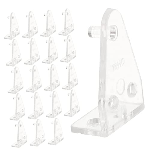 Garneck 20 Stück Verschlusshaken Vorhangjalousien Für Fenster Rollo Hardware Jalousien Für Türen Vorhanghaken Türjalousien Halterung Durchsichtige Haken Mini Jalousien Vertikale von Garneck