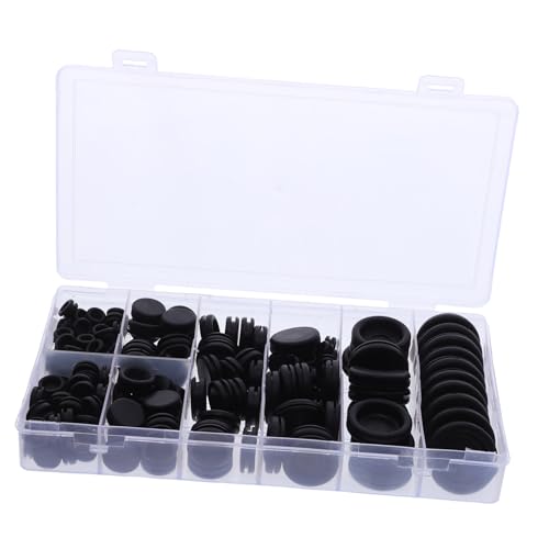 Garneck 200 Stück Gummitüllen Kabeldurchführung Schwarze Gummi O-ringe Einseitig zum Kabelschutz Passend für Lochgrößen Langlebig Resistent Praktische Aufbewahrungsbox Garneck 200 Stück Gummitüllen Kabeldurchführung Schwarze Gummi O-ringe Einseitig zum Kabelschutz Passend für Lochgrößen Langlebig Resistent Praktische Aufbewahrungsbox von Garneck