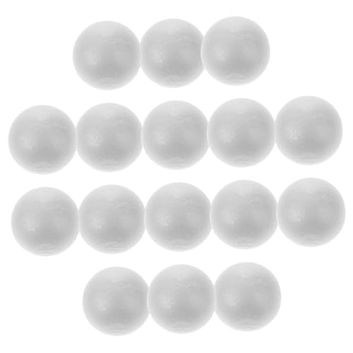 Garneck 25 Stück Weiße Styroporkugeln Feste Polystyrol Bälle zum Basteln DIY Handwerk Modellierung Hochzeits und Weihnachtsdeko Rundsphären für Kreative Dekoration Garneck 25 Stück Weiße Styroporkugeln Feste Polystyrol Bälle zum Basteln DIY Handwerk Modellierung Hochzeits und Weihnachtsdeko Rundsphären für Kreative Dekoration von Garneck