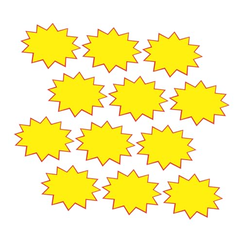 Garneck 250 Stück Teiliges Verkaufsschilder aus Papier für Einzelhandel Auffällige Preisschilder für Supermärkte Markt aufkleber Einfach zu Verwenden für Obststände Lagerverkäufe und von Garneck