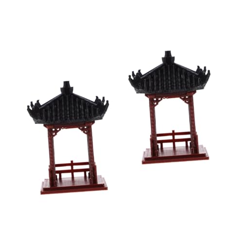 Garneck 2St Pavillon Aquarium- Miniaturaltarstatue kleine Statue Minigarten gartenfigur gartenzubehör Puppenhäuser Mini-Laterne Aquarium-Landschaftsgestaltung Bonsai-Ornament Abs rot Garneck 2St Pavillon Aquarium- Miniaturaltarstatue kleine Statue Minigarten gartenfigur gartenzubehör Puppenhäuser Mini-Laterne Aquarium-Landschaftsgestaltung Bonsai-Ornament Abs rot von Garneck