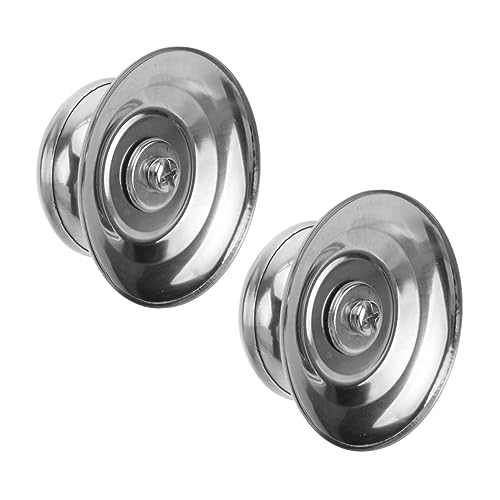 Garneck 2St Topfknopf ersetzen Topfdeckelgriff Ersatzgriff für Topfdeckel Kochutensilien aus Metall Topfknauf aus Metall Bratpfanne Backform Topfdeckelknopf Universal- handhaben Herd von Garneck