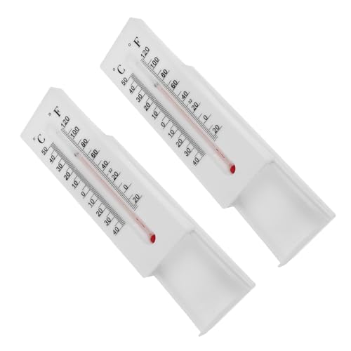 Garneck 2Stücke Schlüsselbox mit Thermometer für Außenbereich Dekorative Schlüsselversteckbox aus Wandmontage zur Sicheren Aufbewahrung von Schlüsseln von Garneck