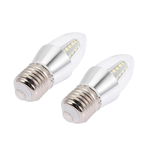 Garneck 5w Kandelaber-glühbirnen 2er-Pack E27-sockel Dimmbare -glühbirnen Energieeffiziente Kronleuchter-glühbirnen Für Das Wohnzimmer von Garneck