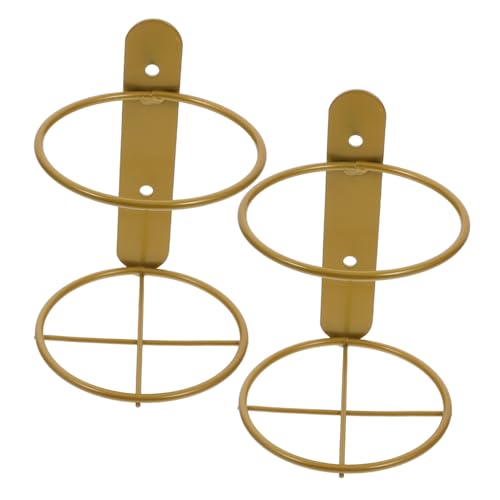 Garneck 2stücke Wandmontierter Weinflaschenhalter Metall Eleganter Weinregal Für Und Bars Platzsparend Und Installieren Für Stilvolle Präsentation von Garneck