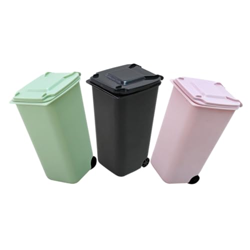 Garneck 3 Stück Mini Tischmülleimer mit Deckel Multifunktionaler Desktop Mülleimer und Aufbewahrung für Büro Küche Schlafzimmer Kompakter Farbiger für Schreibtisch und Arbeitsfläche Garneck 3 Stück Mini Tischmülleimer mit Deckel Multifunktionaler Desktop Mülleimer und Aufbewahrung für Büro Küche Schlafzimmer Kompakter Farbiger für Schreibtisch und Arbeitsfläche von Garneck