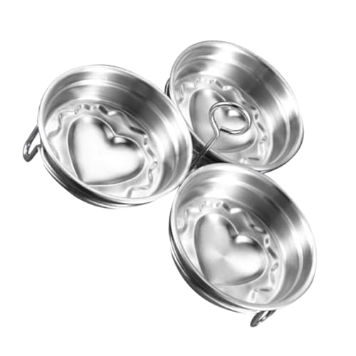 Garneck 3 Stück Teiliges Edelstahl Eierformer Set Herzförmig Eierkocher Backform Küchengerät für Sanft Gekochte Eier Pudding und Desserts Bpa Frei Spülmaschinenfest für Junge Mädchen und Garneck 3 Stück Teiliges Edelstahl Eierformer Set Herzförmig Eierkocher Backform Küchengerät für Sanft Gekochte Eier Pudding und Desserts Bpa Frei Spülmaschinenfest für Junge Mädchen und von Garneck
