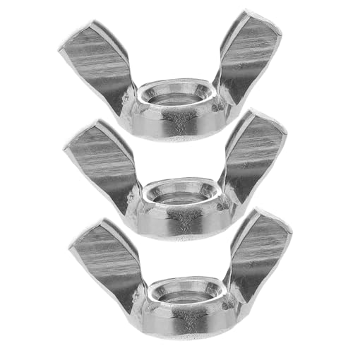 Garneck 3 Stück Teiliges Edelstahl Flügelmuttern Rutschfeste Handbetätigte Muttern für Maschinen Elektronik Möbel und Beleuchtung Einfach zu Lösen Befestigen Garneck 3 Stück Teiliges Edelstahl Flügelmuttern Rutschfeste Handbetätigte Muttern für Maschinen Elektronik Möbel und Beleuchtung Einfach zu Lösen Befestigen von Garneck