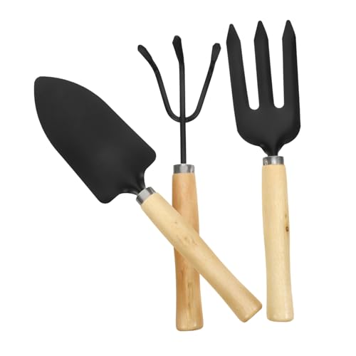Garneck 3 Stück Teiliges Gartenwerkzeug Set für Holzgriffen Schaufel Rechen und Schaufel für Gartenarbeit und Pflanzenpflege für Drinnen und Draußen Garneck 3 Stück Teiliges Gartenwerkzeug Set für Holzgriffen Schaufel Rechen und Schaufel für Gartenarbeit und Pflanzenpflege für Drinnen und Draußen von Garneck