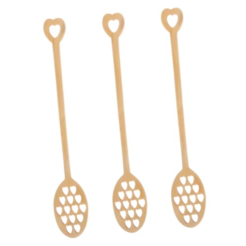 Garneck 3 Stück Teiliges Holz Honiglöffel mit Herzform Lebensmittelechte Geruchsneutrale Honigstäbchen zum Umrühren von Honig Sirup und Kaffee Handliche für Präzises Dosieren und Garneck 3 Stück Teiliges Holz Honiglöffel mit Herzform Lebensmittelechte Geruchsneutrale Honigstäbchen zum Umrühren von Honig Sirup und Kaffee Handliche für Präzises Dosieren und von Garneck