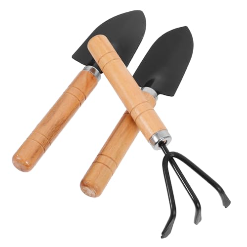Garneck 3 Stück Teiliges Mini Gartenwerkzeug Set mit Ergonomischem Griff Enthält Blumenkelle Rechen und Schaufel Metall für Pflanzenpflege im Innen und Außenbereich Garneck 3 Stück Teiliges Mini Gartenwerkzeug Set mit Ergonomischem Griff Enthält Blumenkelle Rechen und Schaufel Metall für Pflanzenpflege im Innen und Außenbereich von Garneck