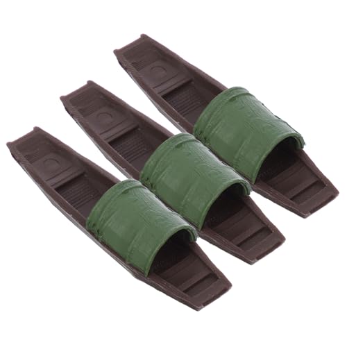 Garneck 3 Stück Teiliges Vintage Fischkutter Schwimmende Dekoration Handgeschnitzt Leicht Robust für Aquarium Bonsai Garten Garneck 3 Stück Teiliges Vintage Fischkutter Schwimmende Dekoration Handgeschnitzt Leicht Robust für Aquarium Bonsai Garten von Garneck
