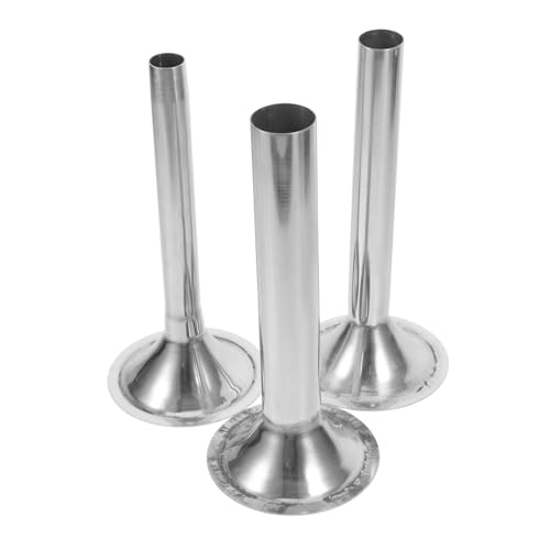 Garneck 3 Stück Wurstfüllrohre Kompatibel mit Typ Wurstfüller Robust Langlebig Einfach zu Reinigen Zubehör für Wurstherstellung von Garneck