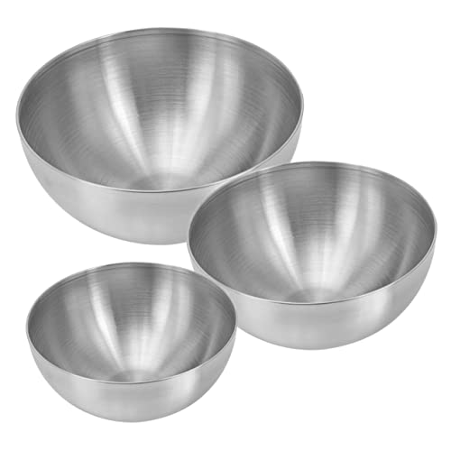 Garneck 3-teiliges Salatschüssel-set Aus Edelstahl Vielseitige Rührschüssel Für Eier Suppe Nudeln Garneck 3-teiliges Salatschüssel-set Aus Edelstahl Vielseitige Rührschüssel Für Eier Suppe Nudeln von Garneck