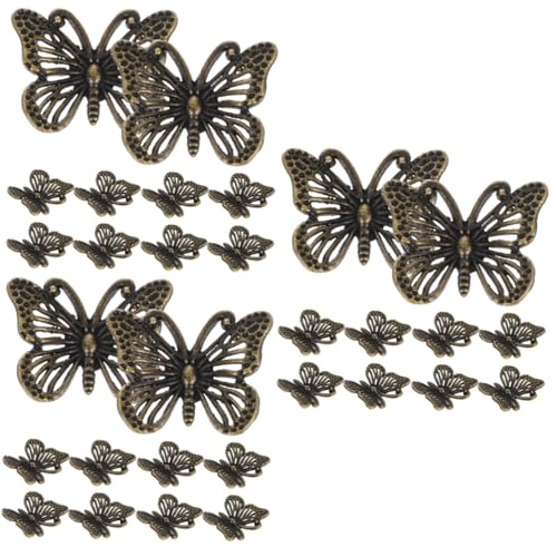 Garneck 30 Stück Schmetterling Schubladengriff Kommode Schubladengriff Schranktürknopf Türgriff Türgriff Kleiner Schrankknopf Metallgriff Kleiner Türknopf Metall Schubladenknopf von Garneck