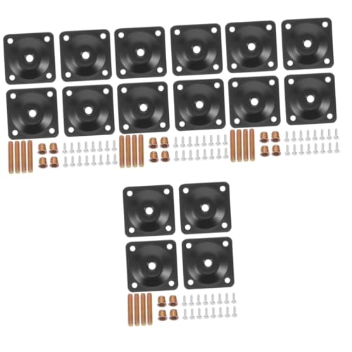 Garneck 4 Sätze Tischbein Befestigungsplatten Teiliges Möbelbein Verbindungselement für Stabile Möbelbeine zu Installieren für Sofas Tische und Stühle Garneck 4 Sätze Tischbein Befestigungsplatten Teiliges Möbelbein Verbindungselement für Stabile Möbelbeine zu Installieren für Sofas Tische und Stühle von Garneck