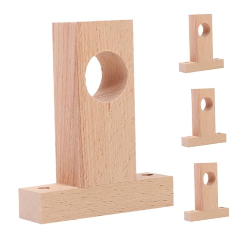 Garneck 4 Stück Holzvorhangstange Pole-Buchsen-Zubehör Vorhangstangenmontageklammern Haussteckdose Duschvorhanghalter Duschstangenhalter für die Wand Stangenbuchse Beige Garneck 4 Stück Holzvorhangstange Pole-Buchsen-Zubehör Vorhangstangenmontageklammern Haussteckdose Duschvorhanghalter Duschstangenhalter für die Wand Stangenbuchse Beige von Garneck