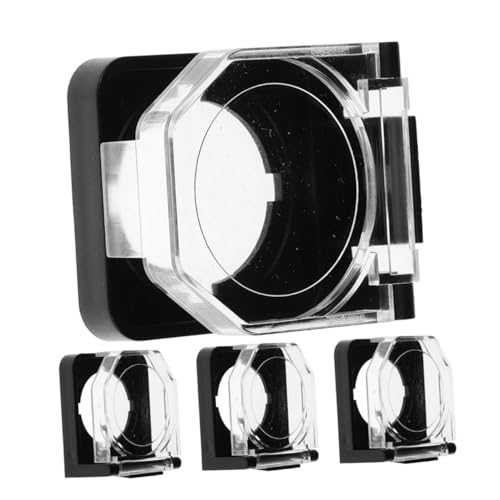 Garneck 4 Stück Not Aus Tasten Schutzabdeckung Teilig Transparent Schalterabdeckung Druckknopfschalter Schutz Staub und Schmutzschutz Einfache Montage Geeignet Garneck 4 Stück Not Aus Tasten Schutzabdeckung Teilig Transparent Schalterabdeckung Druckknopfschalter Schutz Staub und Schmutzschutz Einfache Montage Geeignet von Garneck