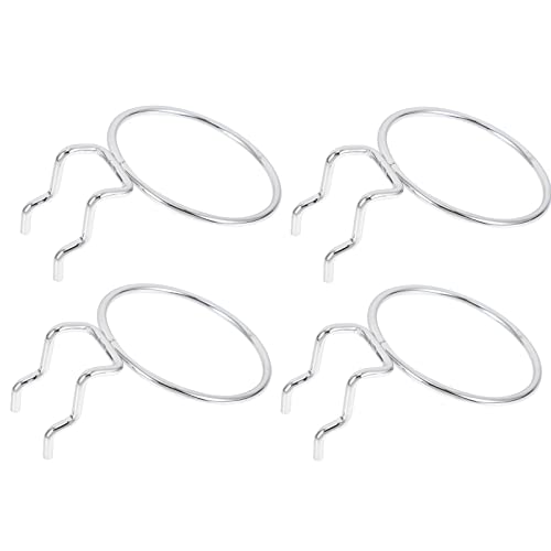 Garneck 4 Stück Pegboard Haken für Wandmontage Robuste Cup Halterung für Küche Garage und Platzsparend und Installieren Durchmesser Vielseitig Einsetzbar von Garneck