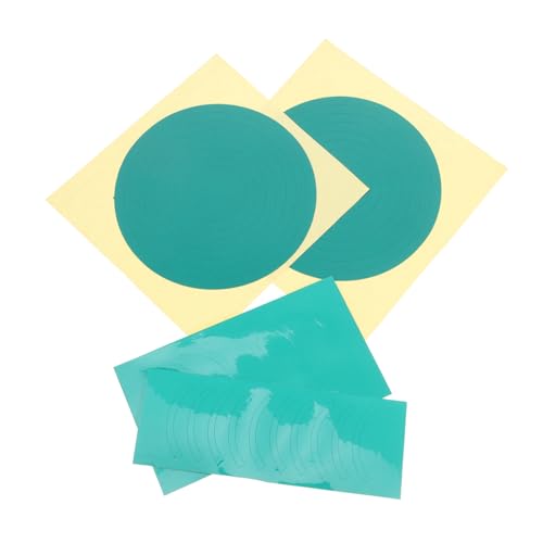 Garneck 4 Stück Reflektierende Wasserdichte Druckmanometer aufkleber Verschiedene Vollkreis Halbkreis Viertelkreis Starke Haftung für Manometer indikatoren Grün von Garneck