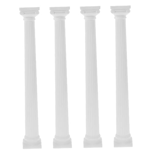 Garneck 4 Stück Römische Säulen Miniatur Klassische Säulenstatue Kreative Deko für Haus Micro Landschaft Garten Tischdekoration Retro Ornament von Garneck