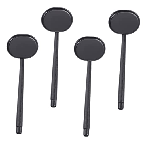 Garneck 4 Stück Teiliges Handheld Augenabdecklöffel aus Robustem Kunststoff Ergonomisch Gestaltet Bequem zu Halten für Sehtest und Augenuntersuchungen in Optikerpraxen von Garneck