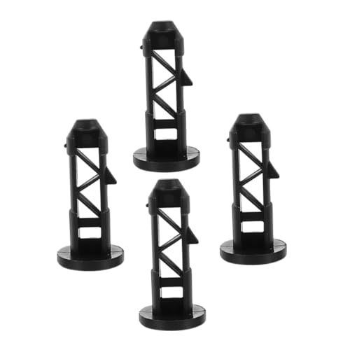 Garneck 4 Stück Teiliges Mülltonnenverschluss für Outdoor Mülleimer Robuste Deckelbefestigung Installieren Wetterbeständig für Rollbehälter und Mülltrennung von Garneck