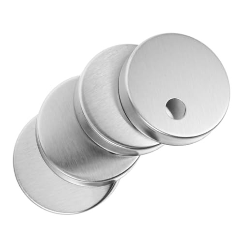 Garneck 4 Stück Toilettenschrauben Abdeckkappen Edelstahl Dekorative Wc Befestigung Abdeckungen Für Toilettensitz Schrauben Schutz Und Langlebigen Einsatz Im Bad von Garneck