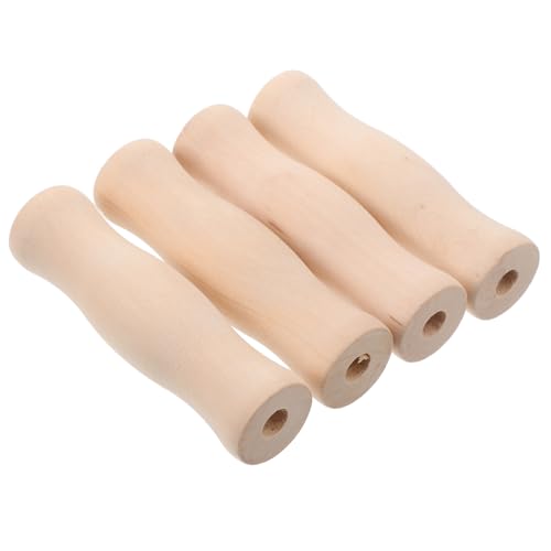 Garneck 4 Stück Utensilienzubehör Küchengriffe Einlochgriff Grillutensilien Grillgriff Grillutensilien Kochutensilien Kurze Griffe Holz Beige Garneck 4 Stück Utensilienzubehör Küchengriffe Einlochgriff Grillutensilien Grillgriff Grillutensilien Kochutensilien Kurze Griffe Holz Beige von Garneck