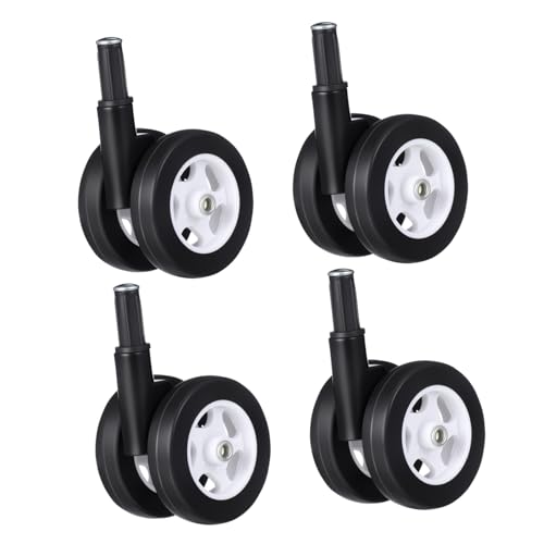 Garneck 4 Stück Walker Räder Geräuschlose Verschleißfeste Kunststoffrollen mit Abnehmbarem Design Installieren Drehbar für Kinderwagen und Lauflernhilfen Garneck 4 Stück Walker Räder Geräuschlose Verschleißfeste Kunststoffrollen mit Abnehmbarem Design Installieren Drehbar für Kinderwagen und Lauflernhilfen von Garneck