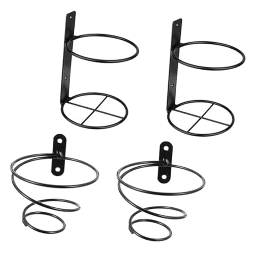 Garneck 4 Stück Wandmontiertes Weinregal Teiliges Metall Weinflaschenhalter Einzelne Flasche Platzsparend Rostfrei Robust Dekorativ für Zuhause Bar Büro Party zur Weinpräsentation von Garneck