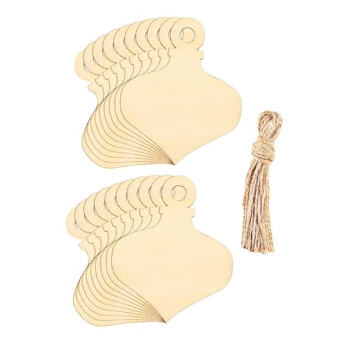 Garneck 40 Stück Teiliges DIY Holzscheiben Roh mit Schnur Natürliche Holzanhänger zum Bemalen Kreative Weihnachtsbaum Dekoration für Party und Festival Garneck 40 Stück Teiliges DIY Holzscheiben Roh mit Schnur Natürliche Holzanhänger zum Bemalen Kreative Weihnachtsbaum Dekoration für Party und Festival von Garneck