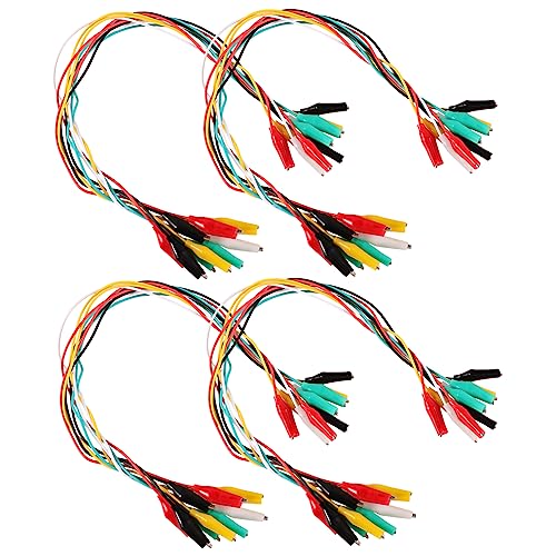 Garneck 40Stücke Krokodilklemmen mit Isolierten Drähten Flexibles Testkabel für Elektrische Anwendungen für Multimeter Batterieprüfung Garneck 40Stücke Krokodilklemmen mit Isolierten Drähten Flexibles Testkabel für Elektrische Anwendungen für Multimeter Batterieprüfung von Garneck