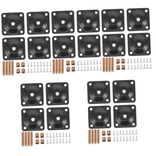 Garneck 5 Sätze Tischbeinbefestigungsplatten aus Robuste Eisenplatten zur Möbelreparatur für Tische Stühle Sofas und Langlebig und Lösung für Wackelige Möbelbeine Garneck 5 Sätze Tischbeinbefestigungsplatten aus Robuste Eisenplatten zur Möbelreparatur für Tische Stühle Sofas und Langlebig und Lösung für Wackelige Möbelbeine von Garneck