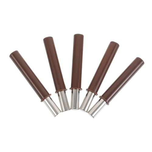 Garneck 5 Stück Dämpfer Haushaltsversorgung Soft-Closing-Zubehör langsam schließendes System Soft-Closing-System Mülltonnenteile Dämpfungssystem Mülleimer Zubehör Rostfreier Stahl Kaffee von Garneck